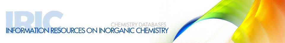 База данных по информационным ресурсам неорганической химии и материаловедения